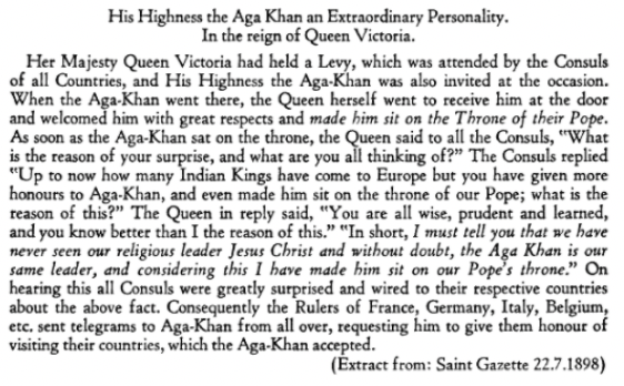 Aga Sits on Queen Throne